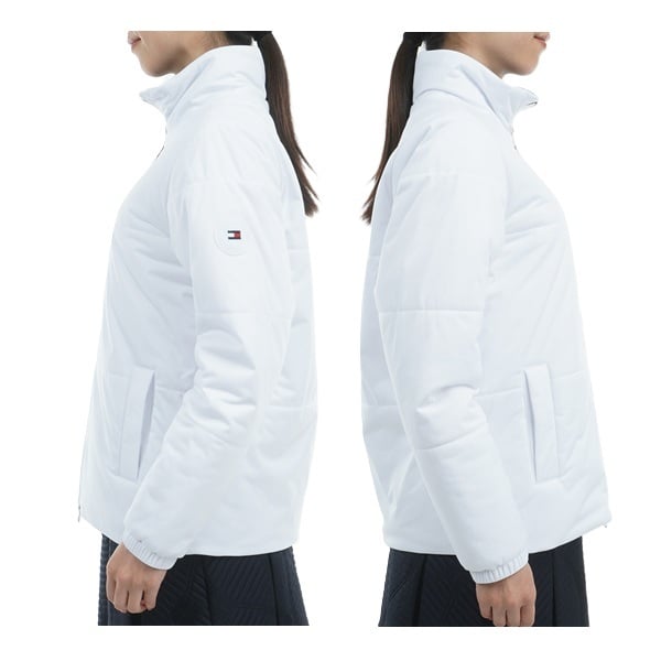トミーヒルフィガー ゴルフ レディース コーティングニット パテッドジャケット TOMMY HILFIGER GOLF THLA484 秋冬モデル お誕生日祝い お祝い 記念品 30代 40代 50代 60代 母の日 お母さん 還暦祝い 敬老の日 彼女 人気プレゼント プレゼント