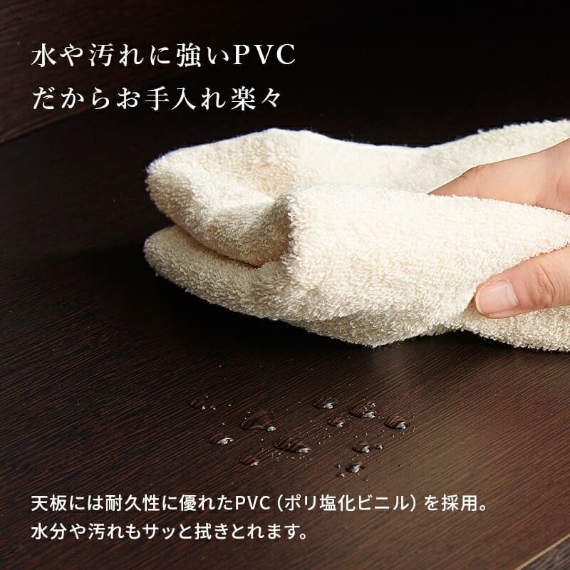 オプションテーブル カウンター専用 幅104cm 高さ84cm 拡張テーブル単品 乗せるだけの簡単設置 キッチン収納 調理器具 かわいい 北欧 収納 木製 木目 ダークブラウン ナチュラル ホワイト カウンターテーブル 追加テーブル 家具 インテリア 机 新生活