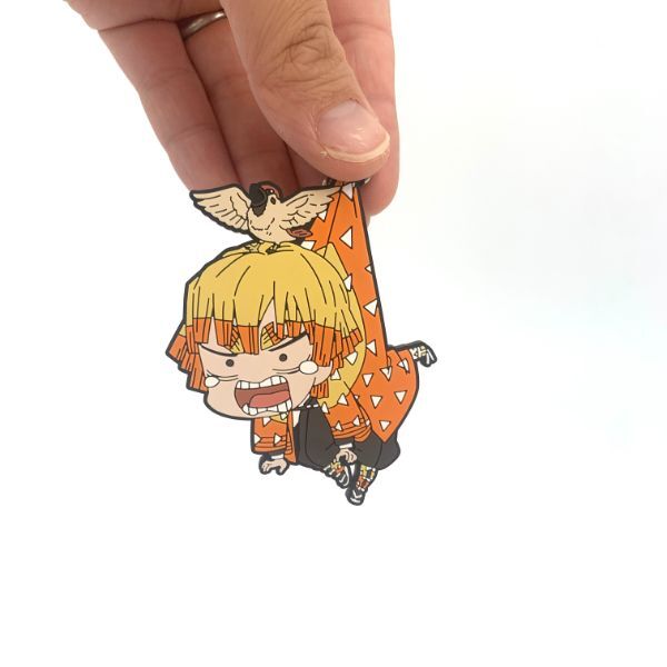 鬼滅の刃 善逸 我妻善逸つままれキーホルダー キーリング
