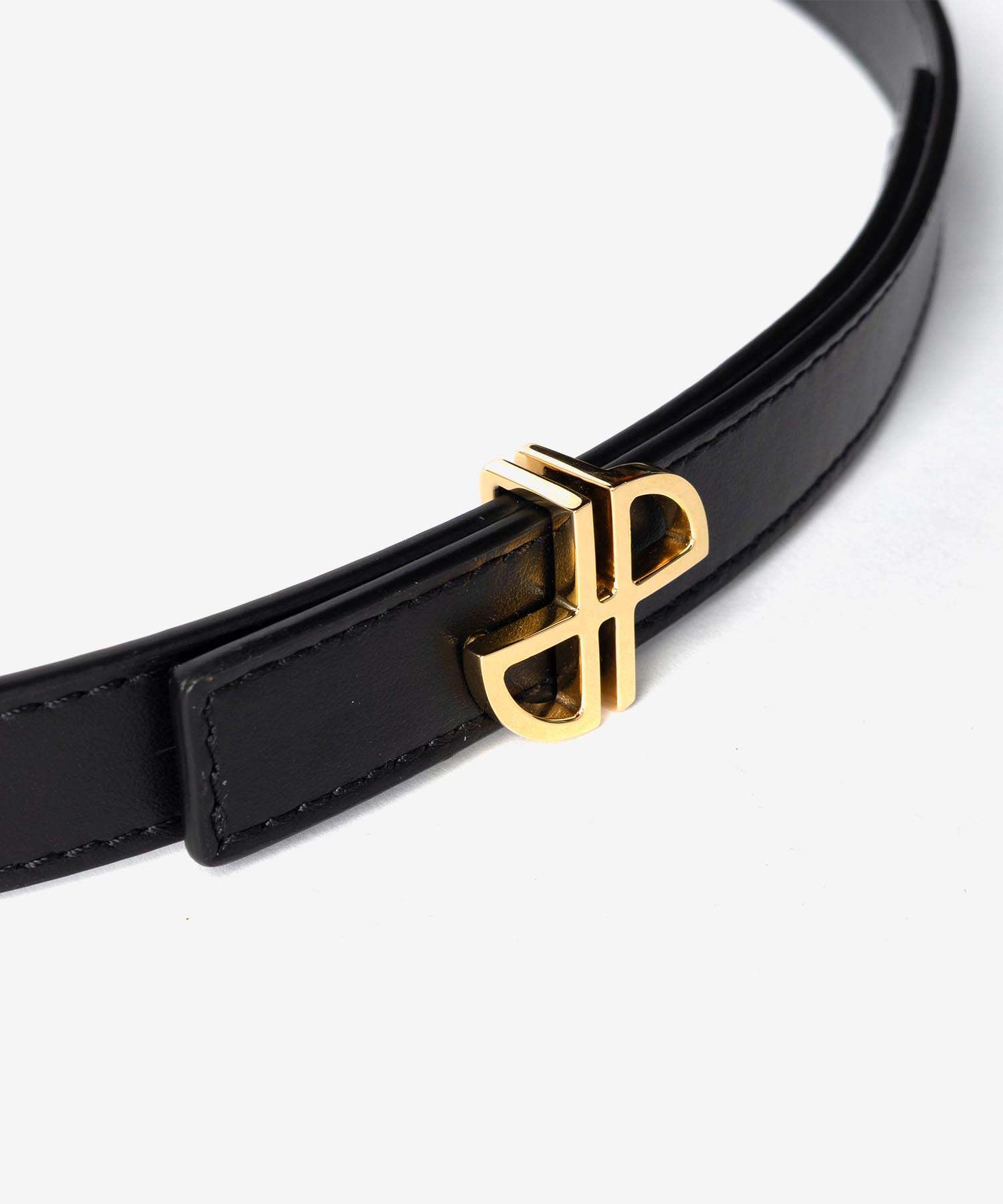 パトゥ PATOU THIN JP BELT レザー ベルト BE0025008 ロゴ モノグラム レディース ファッション小物