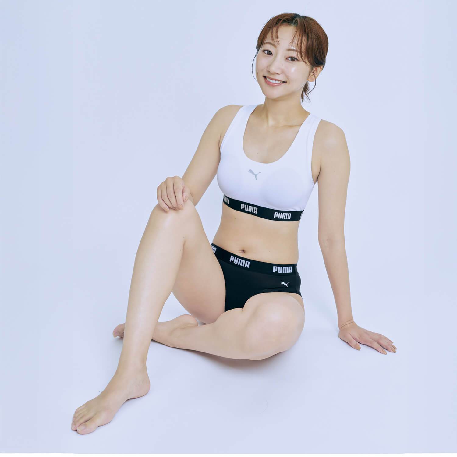 PUMA BODYWEAR プーマ パンツ ショーツ レディース 下着 ストレッチ スポーツブランド シンプル ロゴ 肌着 婦人 中学生 高校生 女子 黒 紺 M L LL karlas