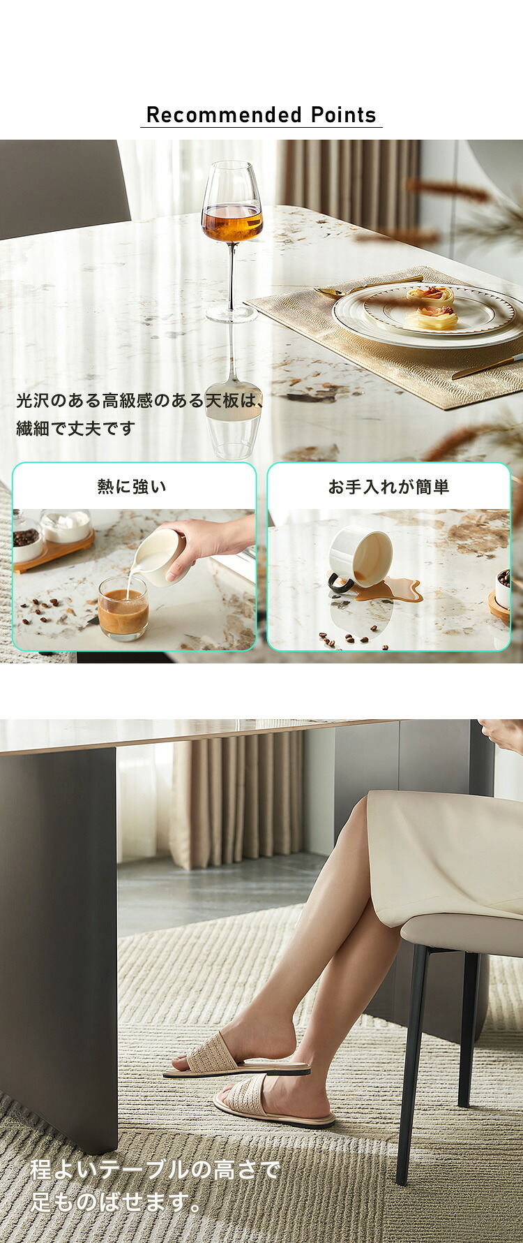 ダイニング家具 ダイニングテーブル＆チェア-オレンジ＆ネイビー- 5点セット 180cm