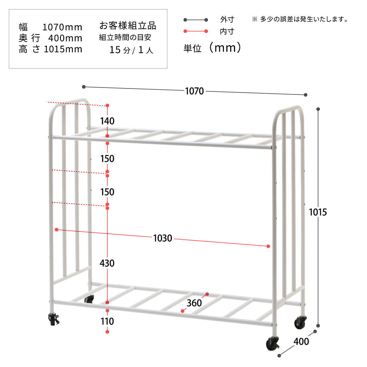 2段Futonラック ONRC0228 ワゴン 布団ワゴン ふとんワゴン 布団収納ワゴン ふとん収納ワゴン 押し入れワゴン 押入れワゴン 押し入れ整理ワゴン 押入れ整理ワゴン 押入整理ワゴン 押し入れ布団収納ワゴン 押入れ布団収納ワゴン