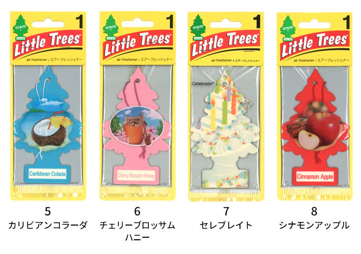 リトルツリー 同種 5枚セット 【全40種】 芳香剤 Little Trees AirFreshener 車 部屋 吊り下げ カーフレッシュナー Car Freshener アメリカ グッズ プレゼント アメリカン雑貨 エアフレッシュナー フレグランス 香り 芳香 車載 メール便送料無料