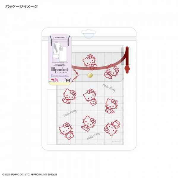 サンリオキャラクターズ スマホポーチ ハローキティ クリア ショルダーバッグ ポシェット レディース キッズ アクスタケース チケットホルダー 痛バッグ 痛バ 斜め掛け 軽量 SANG-530KT サンリオ正規ライセンス品
