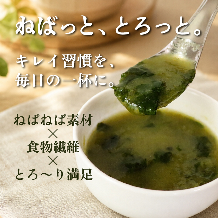 無添加 すごいねばねばグリーンポタージュダイエットスープ12食