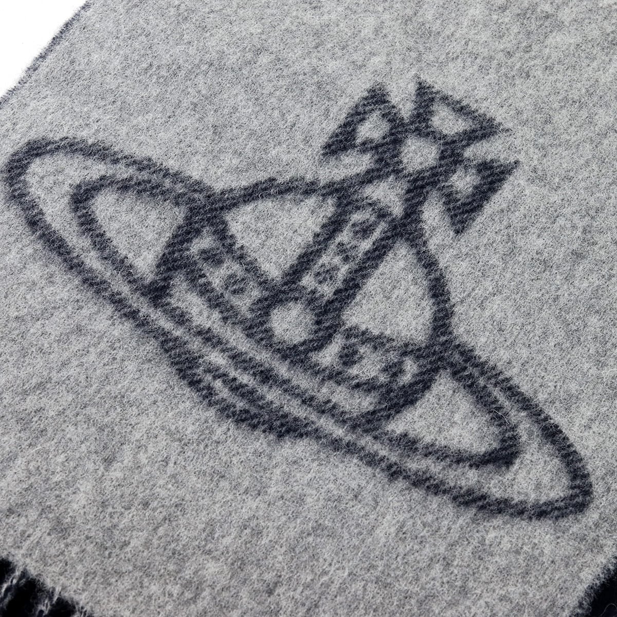 選べる9色 名入れ 刺繍対応 ヴィヴィアンウエストウッド Vivienne Westwood マフラー メンズ レディース ウール100% リバーシブル オーブ 純正箱付き 誕生日 プレゼント S81030006 W01MK