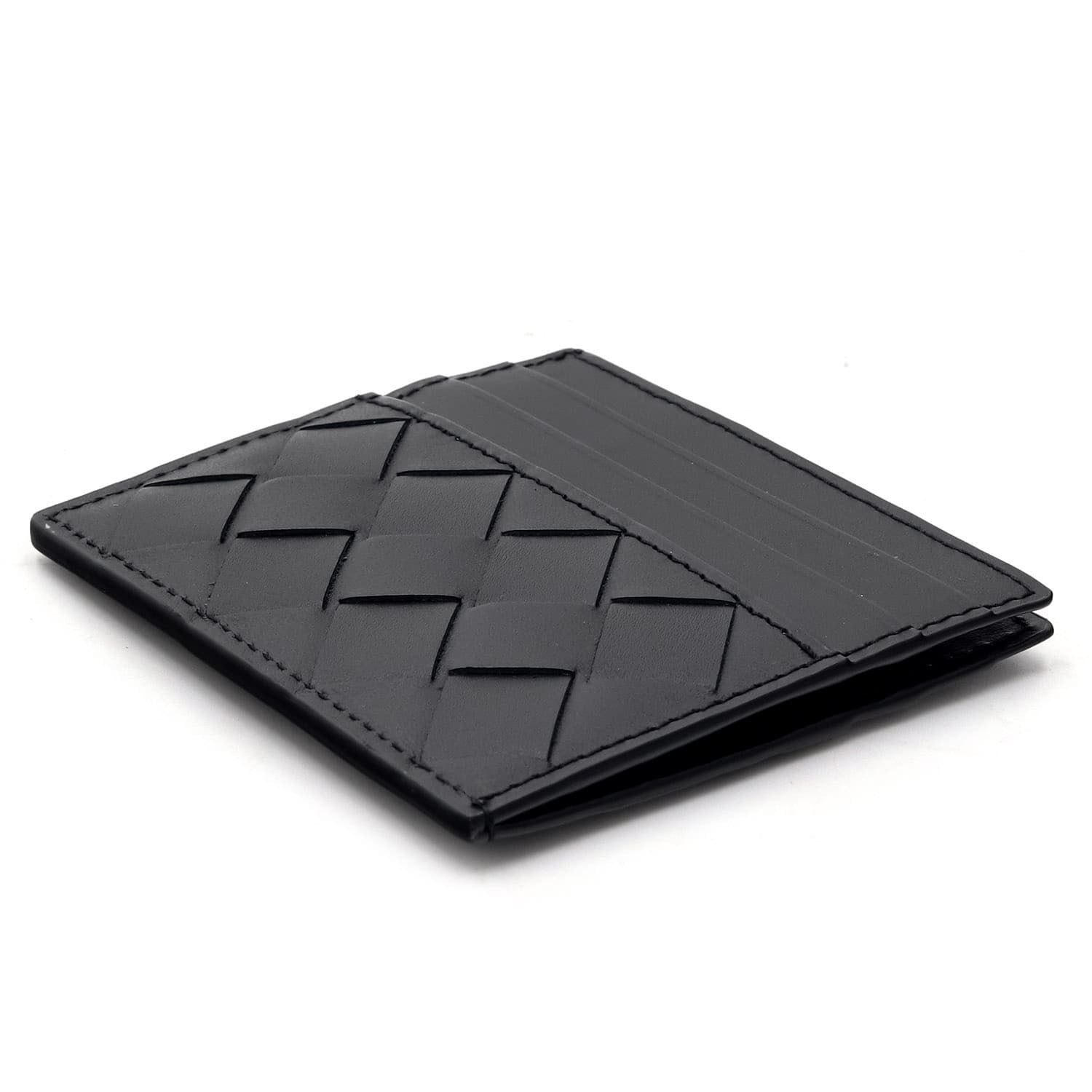 選べる2色 ボッテガヴェネタ BOTTEGA VENETA カードケース イントレチャート メンズ レディース 薄型 スリム 本革 牛革 カード入れ 6ポケット 名刺入れ ブラック 黒 ブラウン 茶 607361 V3US3 1450 8966
