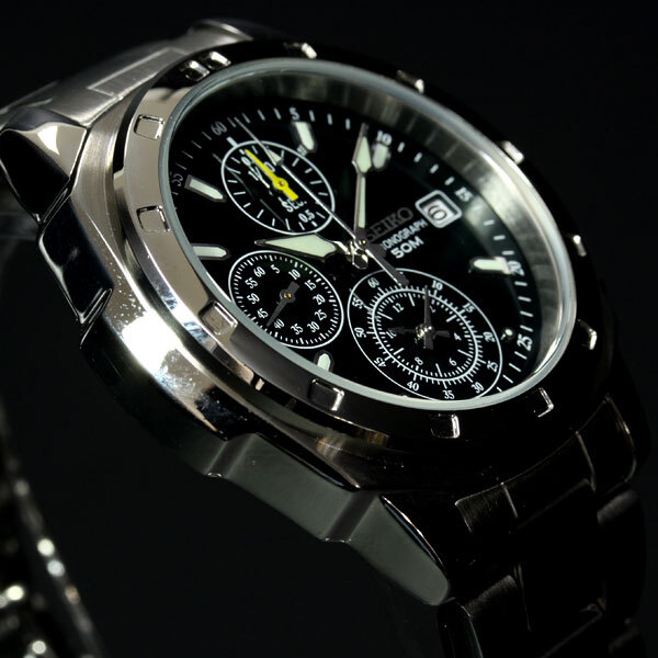 セイコー クロノグラフ 逆輸入 SEIKO 腕時計 SND411 50M 防水 - 【neel 