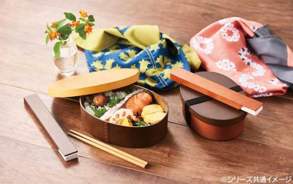 わっぱ弁当箱 800ml 栗 木目調 弁当箱 ランチボックス 抗菌加工 電子レンジ対応 食洗機対応 大人 子供 メンズ レディース 男子 女子 おしゃれ 樹脂製 曲げわっぱ風 お弁当箱 セトクラフト