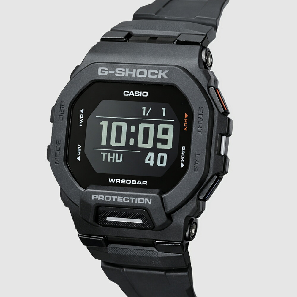 【レビューで延長保証 11年】CASIO カシオ GBD-200-1 G-SHOCK G-ショック G-SQUAD GBD-200 SERIES ブラック メンズ 腕時計 Bluetooth 歩数計 MIP液晶 耐衝撃 20気圧防水 LED付 ギフト プレゼント【海外正規品】送料無料