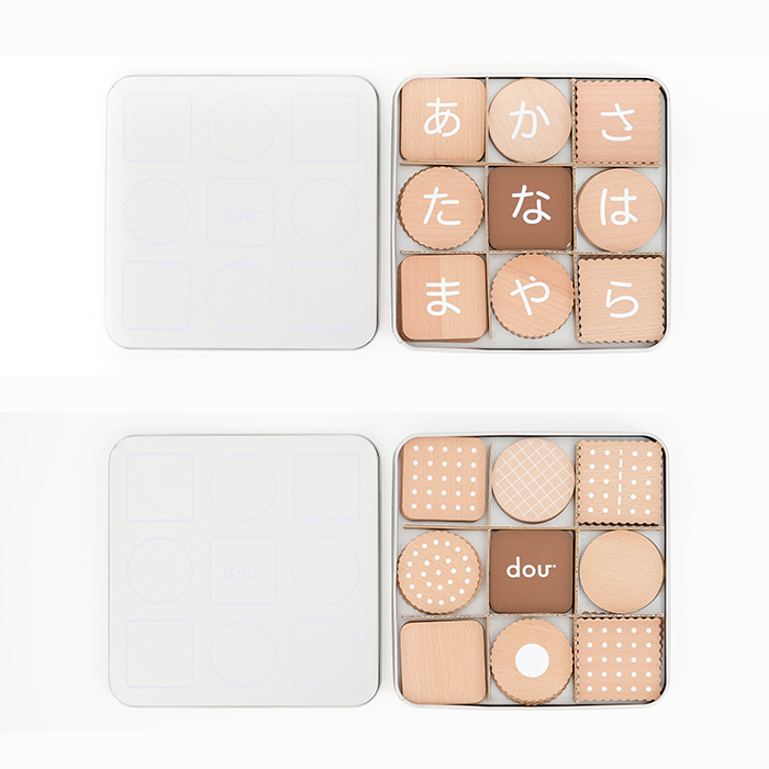 dou? ひらがなbiscuit | パズル おもちゃ 玩具 知育玩具 ひらがな 練習 木製 木のおもちゃ おままごと おしゃれ