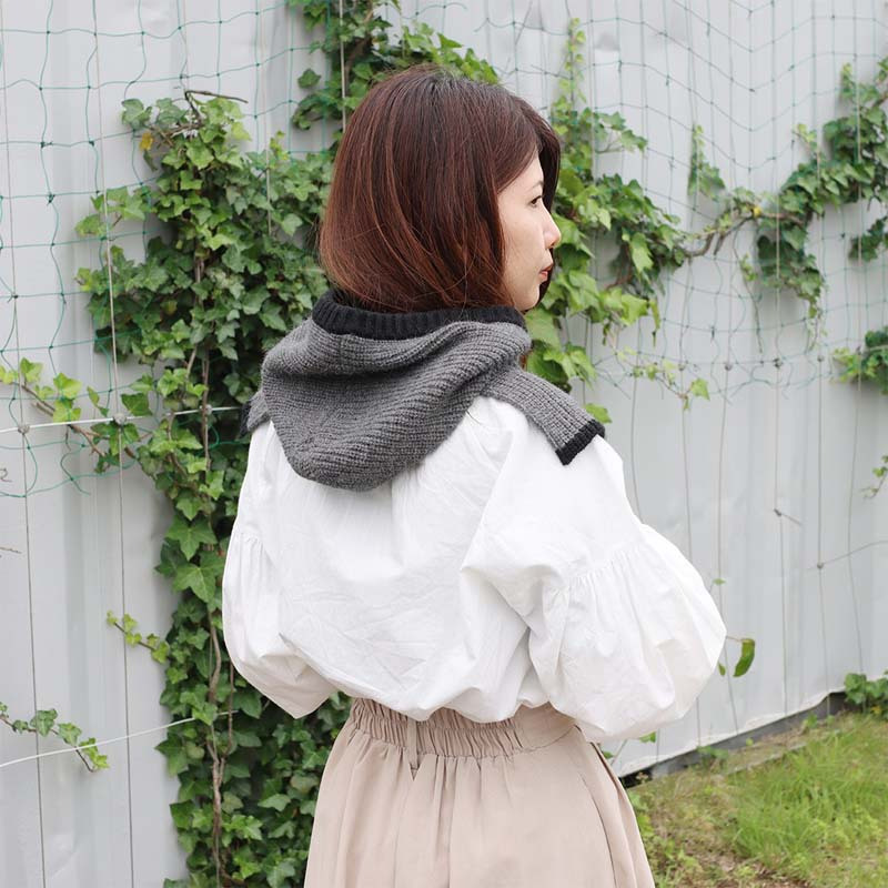 バラクラバ ニット ネックウォーマー レディース ユニセックス マフラー 帽子 ぼうし フード フードウォーマー フーディー マフラー 防寒 暖かい あったかグッズ メンズ つけ襟 あったか 付けフード 秋 冬 ニット帽 グレー ホワイト