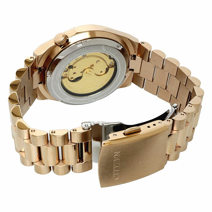CITIZEN 腕時計 シチズン 時計 ウォッチ シチズン コレクション TSUYOSA Collection ツヨサ コレクション 自動巻き メカニカル レッド ゴールド メンズ NJ0153-82X [並行輸入品]