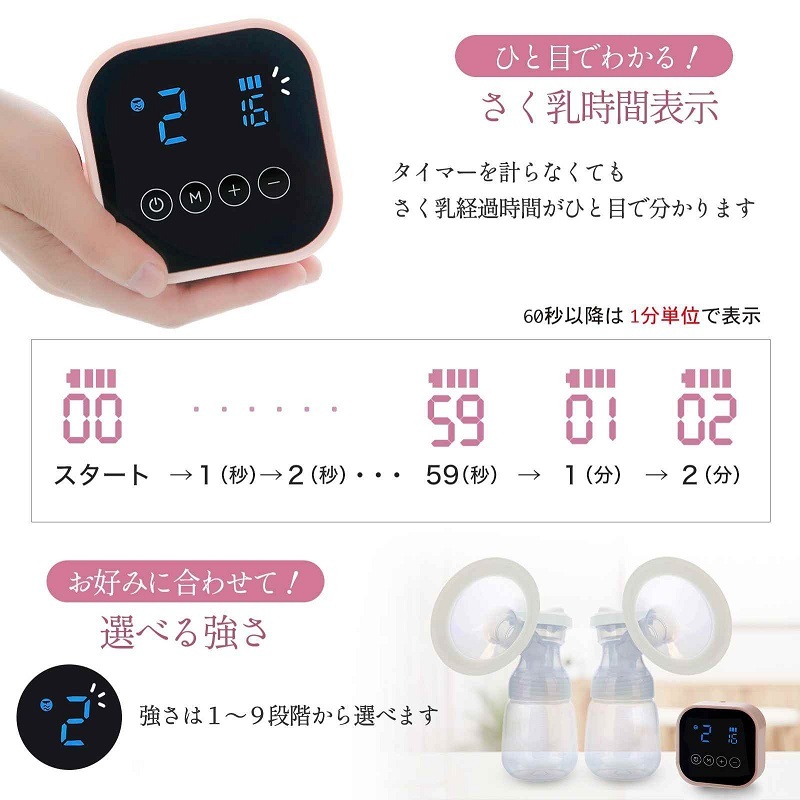 産婦人科医推薦 搾乳機 搾乳器 さく乳器 電動 電動搾乳機 電動搾乳器 さくにゅうき ダブルポンプ 搾乳 両胸 片胸 完母 コードレス 哺乳瓶 新生児 ベビー用品 出産準備 授乳用品 双子 母乳育児 乳腺炎 自動 時短 ラルタン LARUTAN 授乳用品・ベビー用食事用品 送料無料