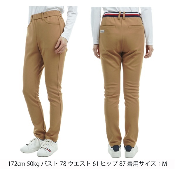 トミーヒルフィガー ゴルフ レディース ダンボール スリムパンツ TOMMY HILFIGER GOLF THLA463 秋冬モデル お誕生日祝い お祝い 記念品 30代 40代 50代 60代 母の日 お母さん 還暦祝い 敬老の日 彼女 人気プレゼント プレゼント