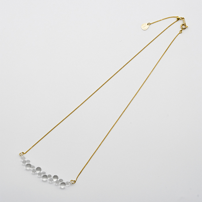正規販売【HARIO】ハリオ ネックレス グロス HAW-G-001N ガラス ゴールド 女性 レディース アクセサリー おしゃれ 上品 母の日 カジュアル フォーマル