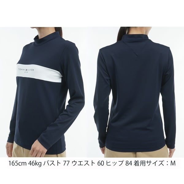 トミーヒルフィガー ゴルフ レディース モックネック 長袖シャツ TOMMY HILFIGER GOLF THLA461 秋冬モデル お誕生日祝い お祝い 記念品 30代 40代 50代 60代 母の日 お母さん 還暦祝い 敬老の日 彼女 人気プレゼント プレゼント