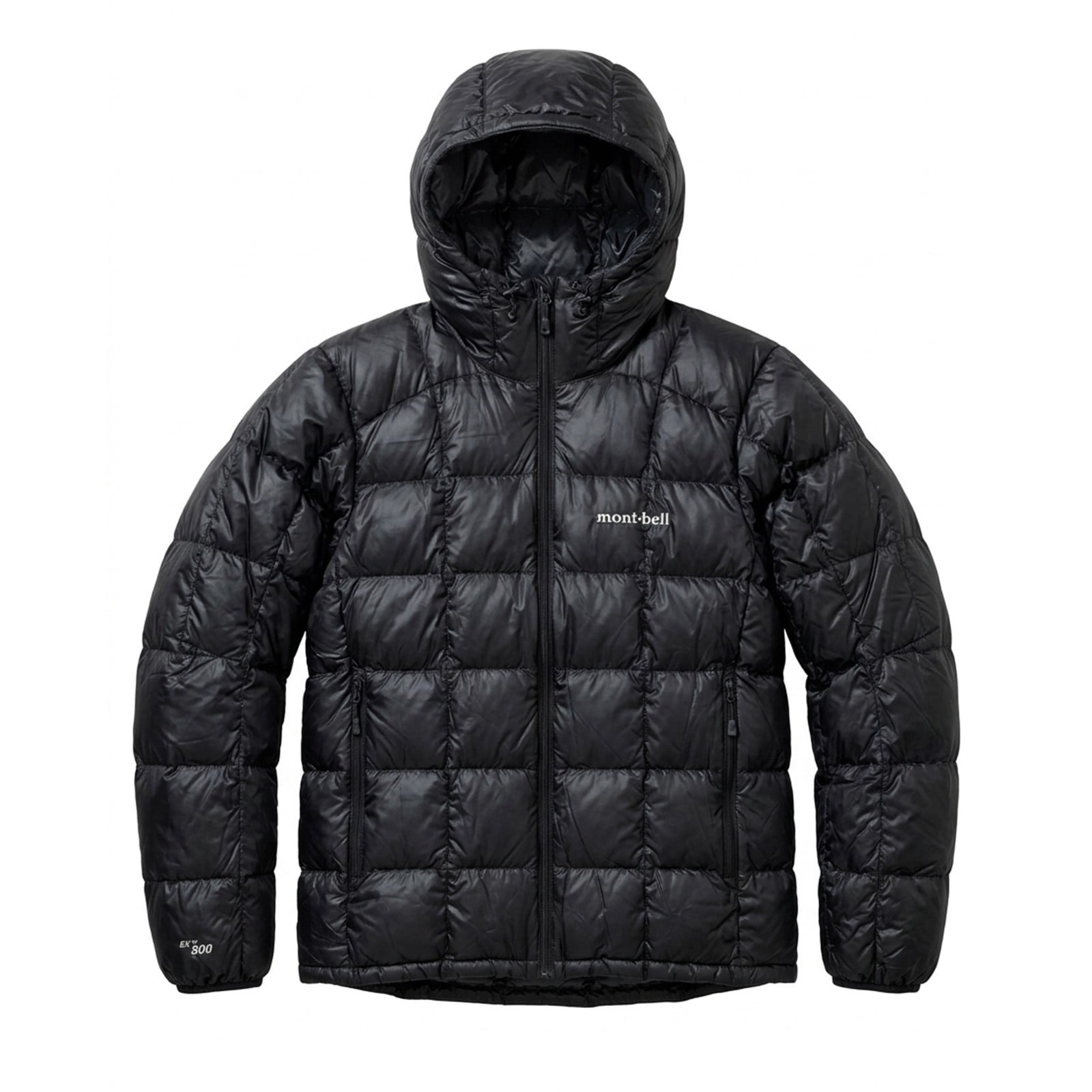 【2色×4サイズ】モンベル スペリオダウン パーカ Men's #1101659 ダウンジャケット メンズ 800FP EXダウン 軽量 239g フード付き インナーダウン ミドルレイヤー 防寒 保温 コンパクト 収納 登山 トレッキング キャンプ 旅行 ブラック グレー S M L XL 秋冬用