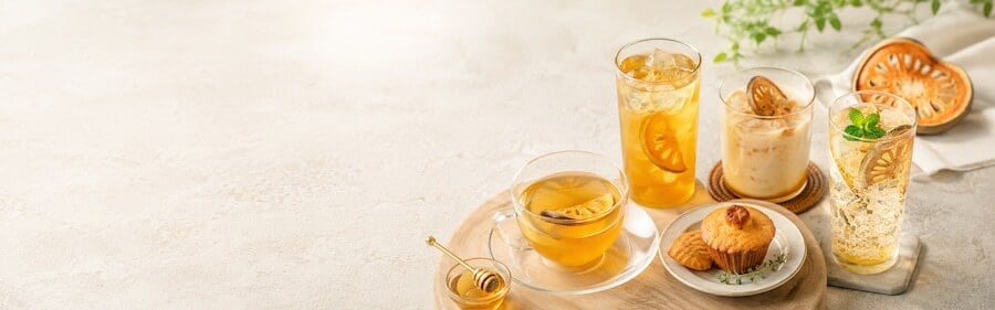 ベールフルーツ ハーブティー ノンカフェイン 紅茶