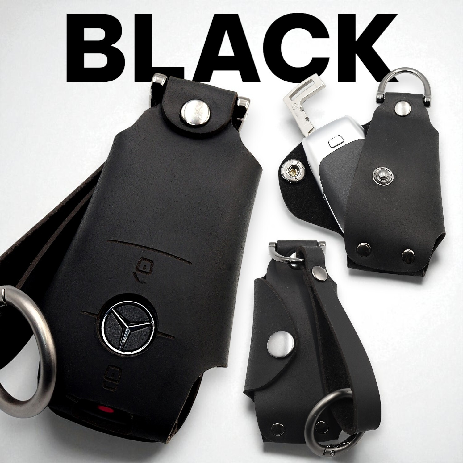 ベンツ スマートキーケース 本革 日本製 Aクラス Gクラス Bクラス GLA GLB GLE GLS CLA EQA EQB キーカバー オイルレザー 黒（ブラック）青（ブルー）茶（ブラウン）ギフト プレゼント 名入れNONINA 名入れ 父の日 母の日 敬老の日 お誕生日祝い 還暦祝い お祝い ギフト クリスマスプレゼント バレンタイン 贈り物 愛車キーケース 愛車キーホルダー【送料無料】