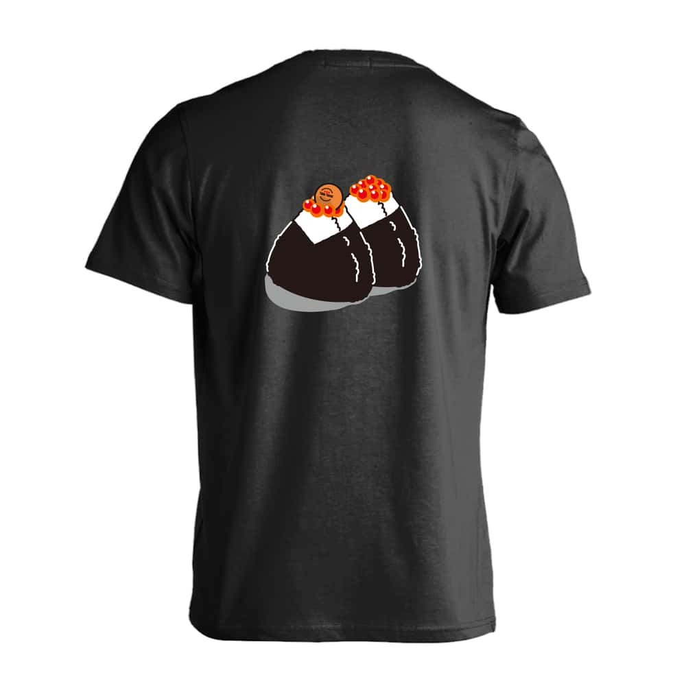 卓球 Tシャツ 半袖 メンズ ウェア レディース 練習着 ジュニア ドライ おもしろ tシャツ 速乾 名入れ スポーツ 女子 男子 チーム おしゃれ 文字入れ 「ピンポンボール on おにぎり」 アートワークスコウベ 【送料無料】
