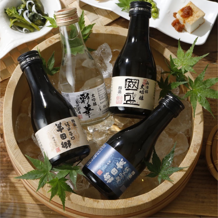 國盛 日本酒乾杯180ml セット ／ 日本酒 飲み比べ 酒 お試し おためし ギフト 贈答 贈り物 プレゼント 純米大吟醸 純米吟醸 大吟醸 純米酒 ギフト 