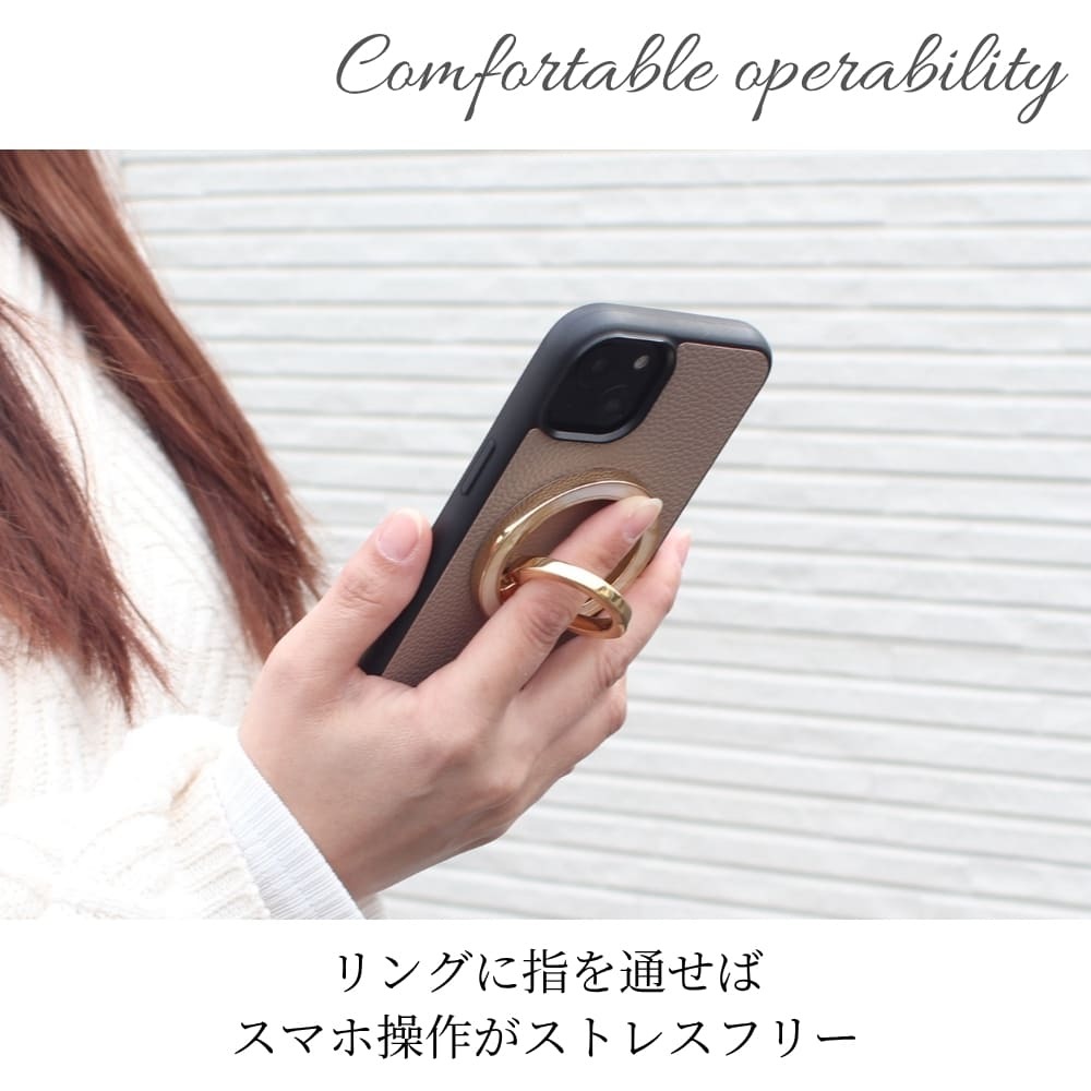 iphone17 ケース リング付き magsafe対応 iphone17e iphone17Pro iphoneAir iphone17ProMAX マグセーフ レザー スマホリング アイフォン 17 17e air 17pro max スタンド マグネット 大人可愛い 17プロ マックス エアー iphoneケース スマホケース べっ甲 落下防止 送料無料