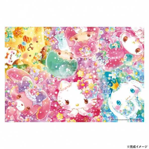 サンリオ ジグソーパズル 300ピース フローラリウム お花に囲まれて 33-173 ビバリー パズル キャラクター グッズ 子供 大人 ギフト プレゼント 室内 遊び 知育 玩具 サンリオ正規ライセンス品