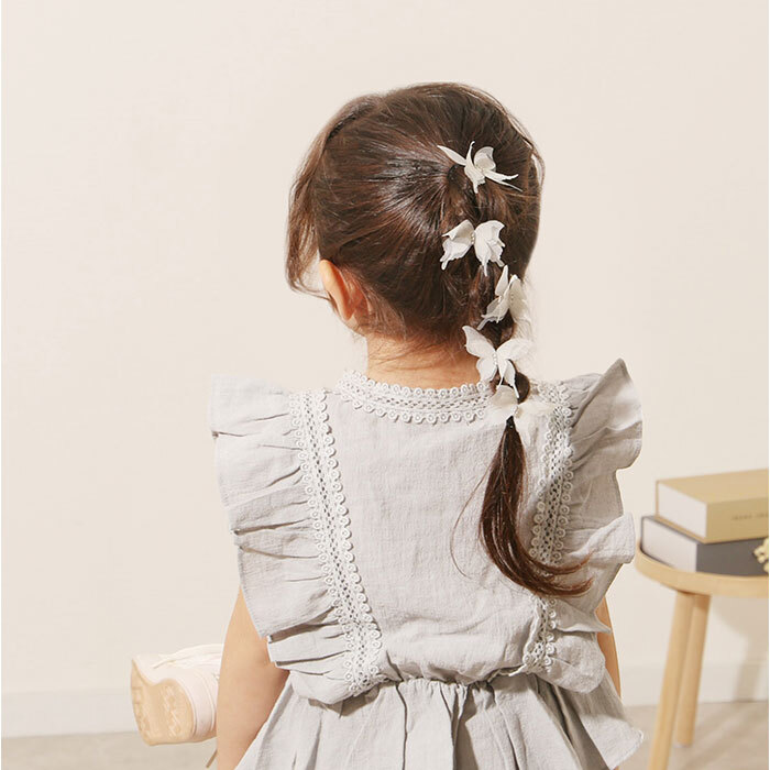 RORA ヘアクリップ 4個セット 通販 ローラ ローズ ヘアークリップ ヘアアクセサリー 髪飾り キッズ 子供 子ども こども ミニ 小さめ 蝶々 ちょうちょ リボン かわいい おしゃれ 女の子 女子 入園式 卒園式 入学式 卒業式 結婚式 キッズファッション