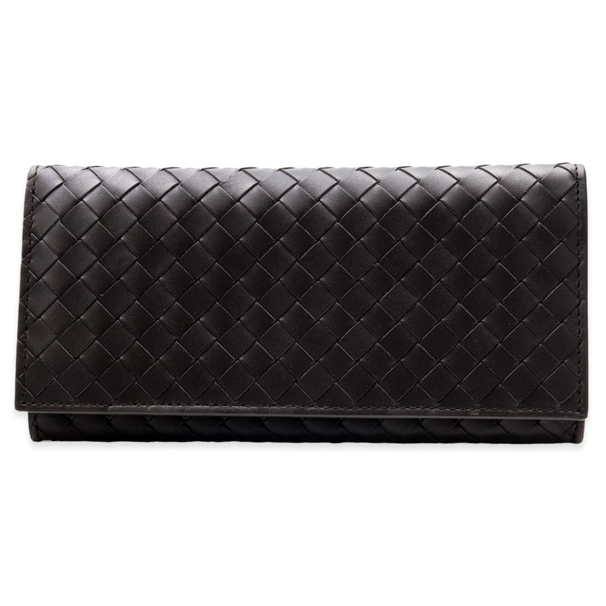 選べる2色 ボッテガヴェネタ 長財布 メンズ 長札入れ イントレチャート BOTTEGA VENETA 小銭入れなし カード入れ9枚 本革 エスプレッソ ダークブラウン スペース ネイビー 保存箱付き 120697 V47W1