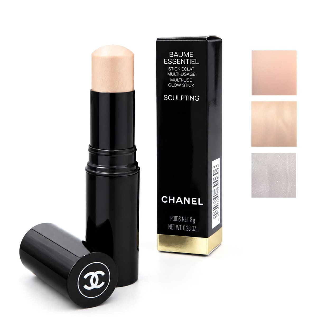選べる3色 シャネル CHANEL ボーム エサンシエル 8g ハイライト フェイスカラー スティック トランスパラン スカルプティング ペルルセント グロウスティック クリームハイライト クリームチーク 濡れツヤ 艶肌 デパコス コスメ 正規品 新品 ギフト プレゼント 女性 誕生日