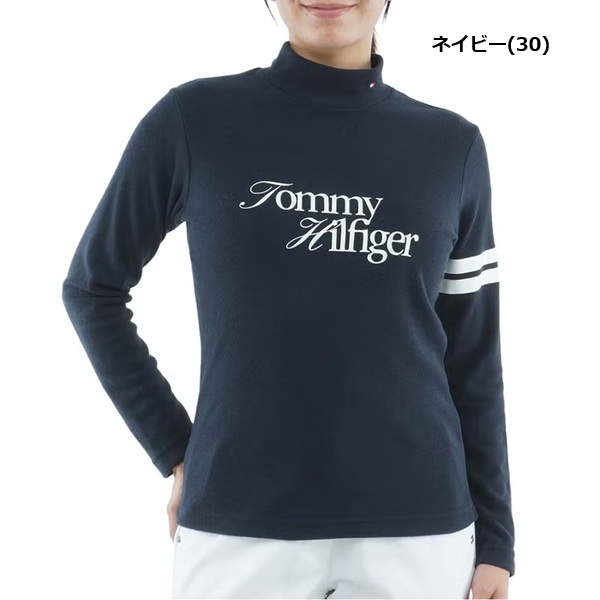 トミーヒルフィガー ゴルフ レディース 長袖 ニーラインモックシャツ TOMMY HILFIGER GOLF THLA670 2026年秋冬モデル お誕生日祝い お祝い 記念品 30代 40代 50代 60代 母の日 お母さん 還暦祝い 敬老の日 彼女 人気プレゼント プレゼント