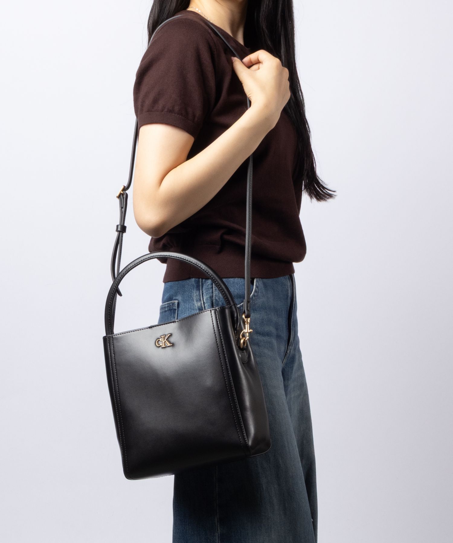 カルバンクライン Calvin Klein CK BUCKET WITH STRAP バケット ウィズ ストラップ LV04F3174G ハンドバッグ ショルダーバッグ 2wayバッグ レディース バッグ
