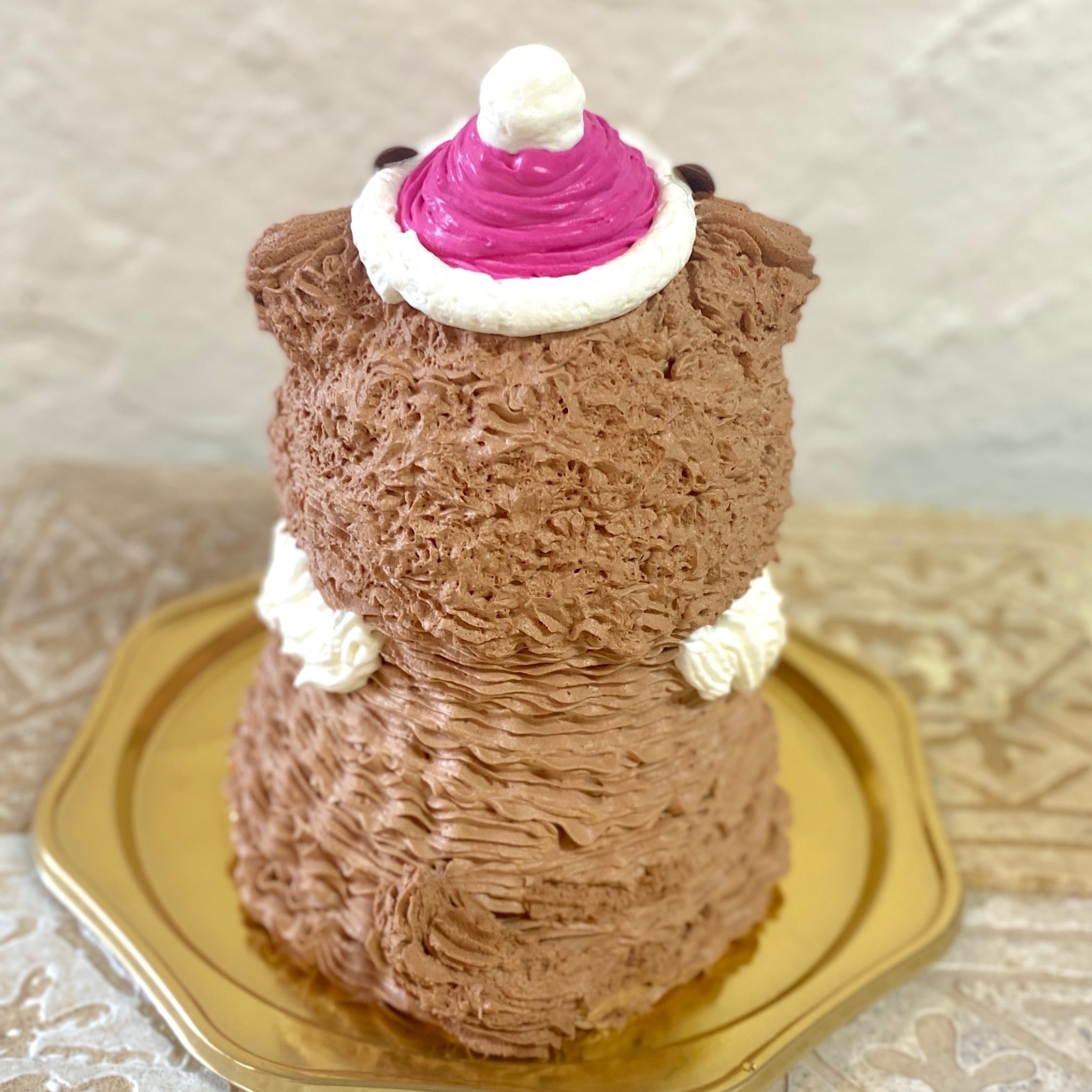 トナカイさんの立体ケーキ　(お届けは12/21まで ) クリスマス トナカイ サンタ 可愛い ケーキ 立体  子供 人気 プレゼント  パーティー 12月