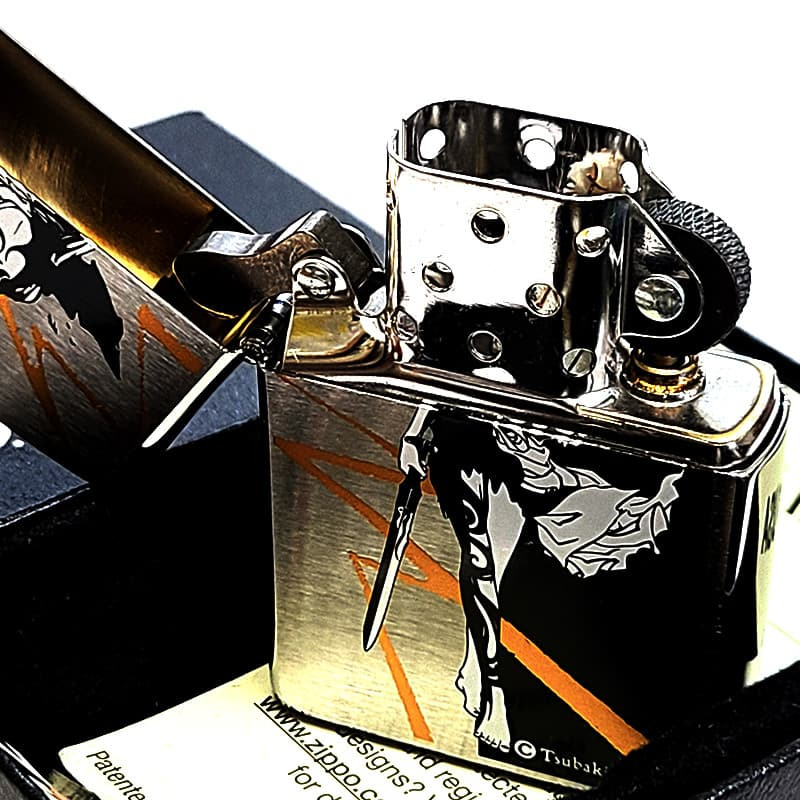 ZIPPO ライター ツバキアンナ イザナメタル Tsubaki ANNA The 4th Z. izanametal ジッポ アート シルバー カード付き かっこいい  レディース メンズ おしゃれ プレゼント ギフト