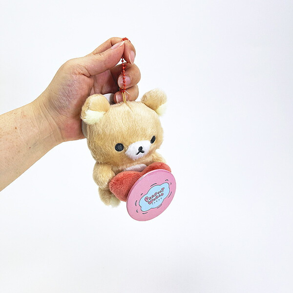 リラックマ 缶バッジハグぬい マスコット ぬいぐるみ
