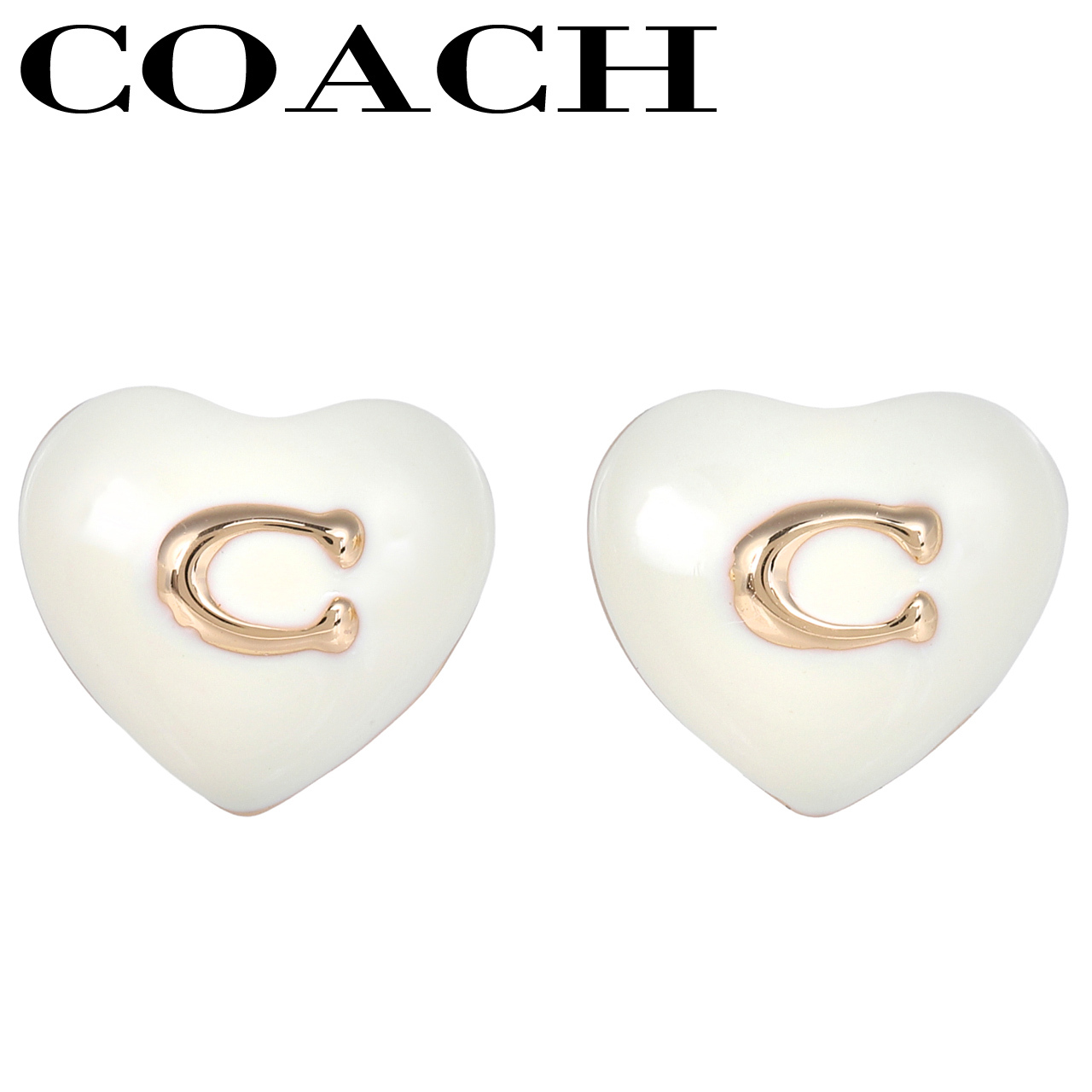 コーチ ピアス 女性 レディース ゴールド シグネチャー ハート COACH 479226GLD100 ジュエリー アクセサリー 【ラッピング無料 誕生日 お祝い プレゼント ギフト 贈り物】