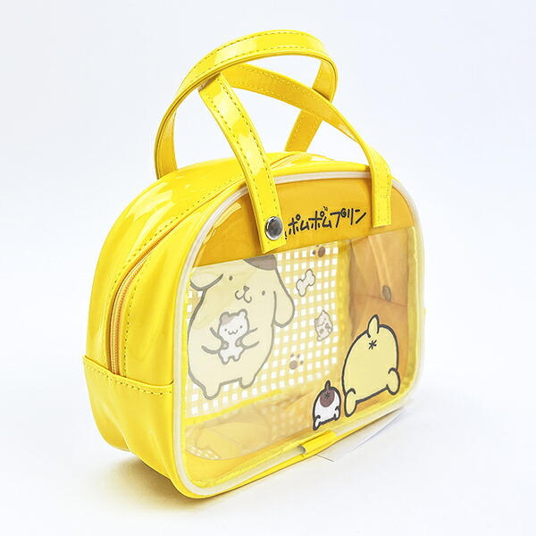 サンリオ ポムポムプリン ボストンバッグ風ポーチ Sanrio