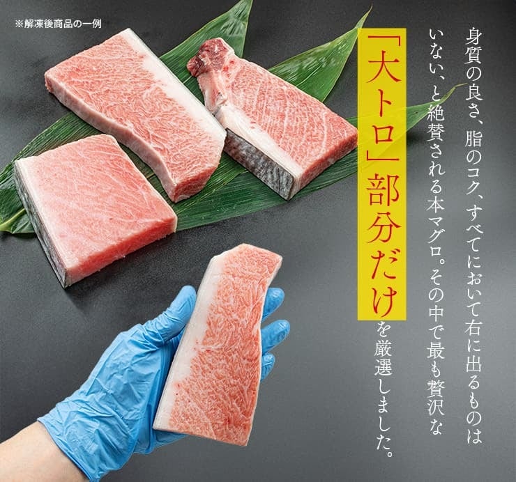 【送料無料・時短ギフト】天然 本マグロ 大トロ 500g お刺身用 2～4サク入！口の中でとろける脂と濃厚な旨みが絶品！解凍レシピ付き（鮪 お年賀 敬老の日 お中元 お歳暮 プレゼント グルメ 贈り物 母の日 父の日 御祝 内祝い 景品 コンペ ご褒美 誕生日 お祝い 出産祝い 結婚 上司 男 女友達 新築 引越 送別会 定年 退職祝い 還暦 喜寿 海鮮 おつまみ） [[天然本鮪大トロ500g]
