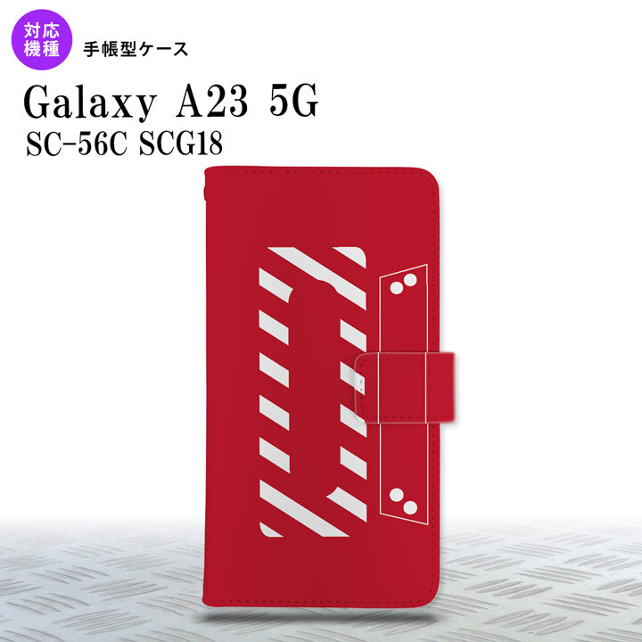 Galaxy A23 GalaxyA23 手帳型スマホケース カバー カセットテープ 赤 2022年 10月発売 nk-004s-a23-dr188
