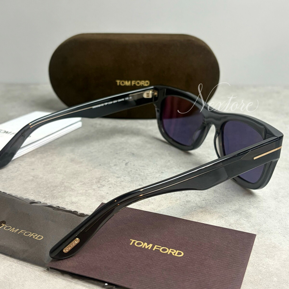 【並行輸入品】【正規品・新品】TOMFORD トムフォード Marshall-02 TF1334 FT1334 20V マーシャル02 シャイニーグレー ダークブルー イタリア製 サングラス メガネ 眼鏡 メンズ レディース TOM FORD トム フォード 伊達メガネ ビジネス