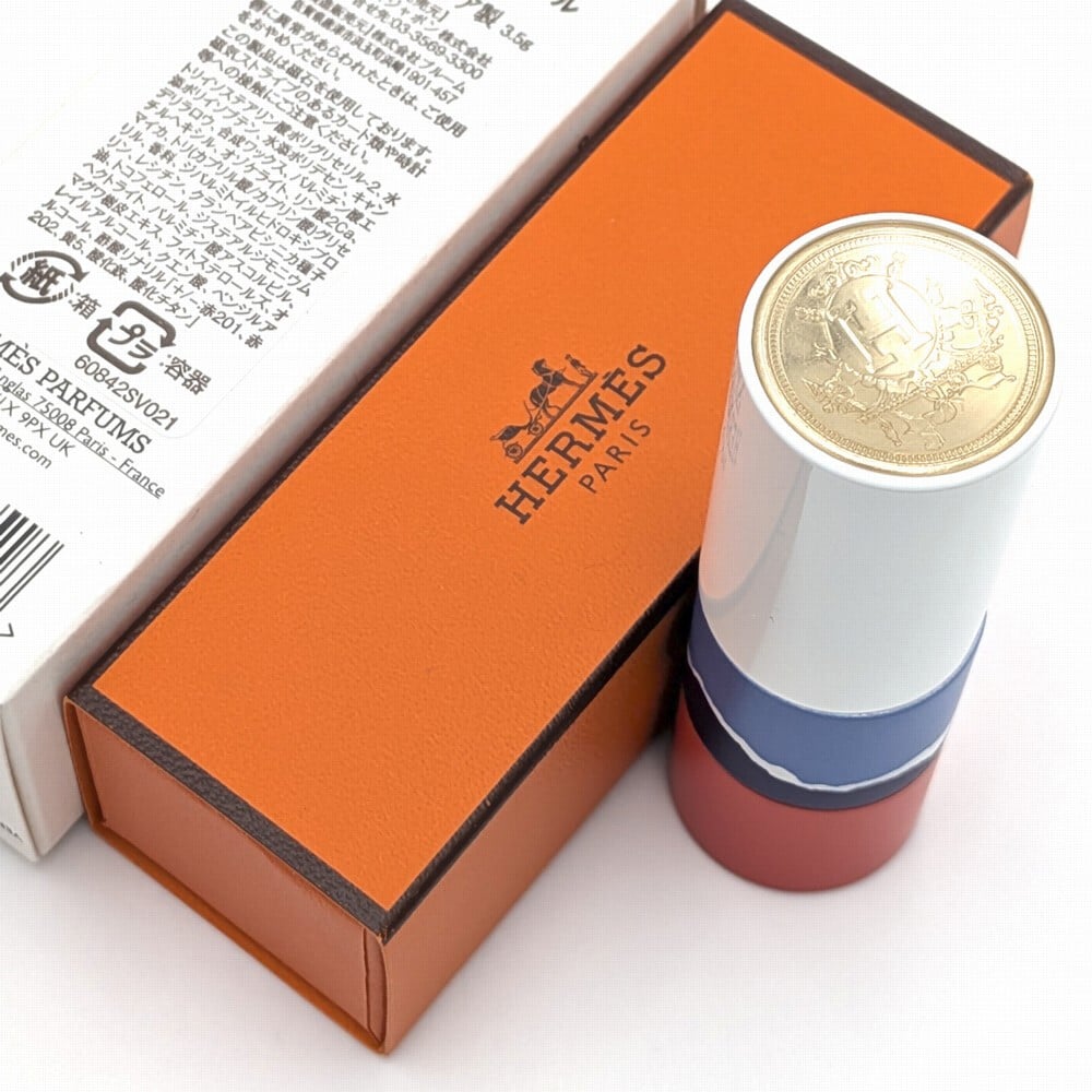 HERMES エルメス 2026年秋冬限定 リップコレクション 21 ローズ・エピセ 38 ルージュ・エレル 83 ルージュ・スカンディナーヴ 口紅 リップバーム マット サテン ツヤ ポーチ オレンジボックス ショッパー付き ギフト