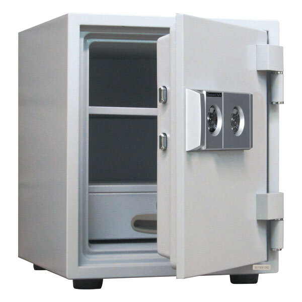 【受注生産】ダイヤセーフ 耐火金庫 2キータイプ DW52-DX 容量40L企業・団体向け大型金庫