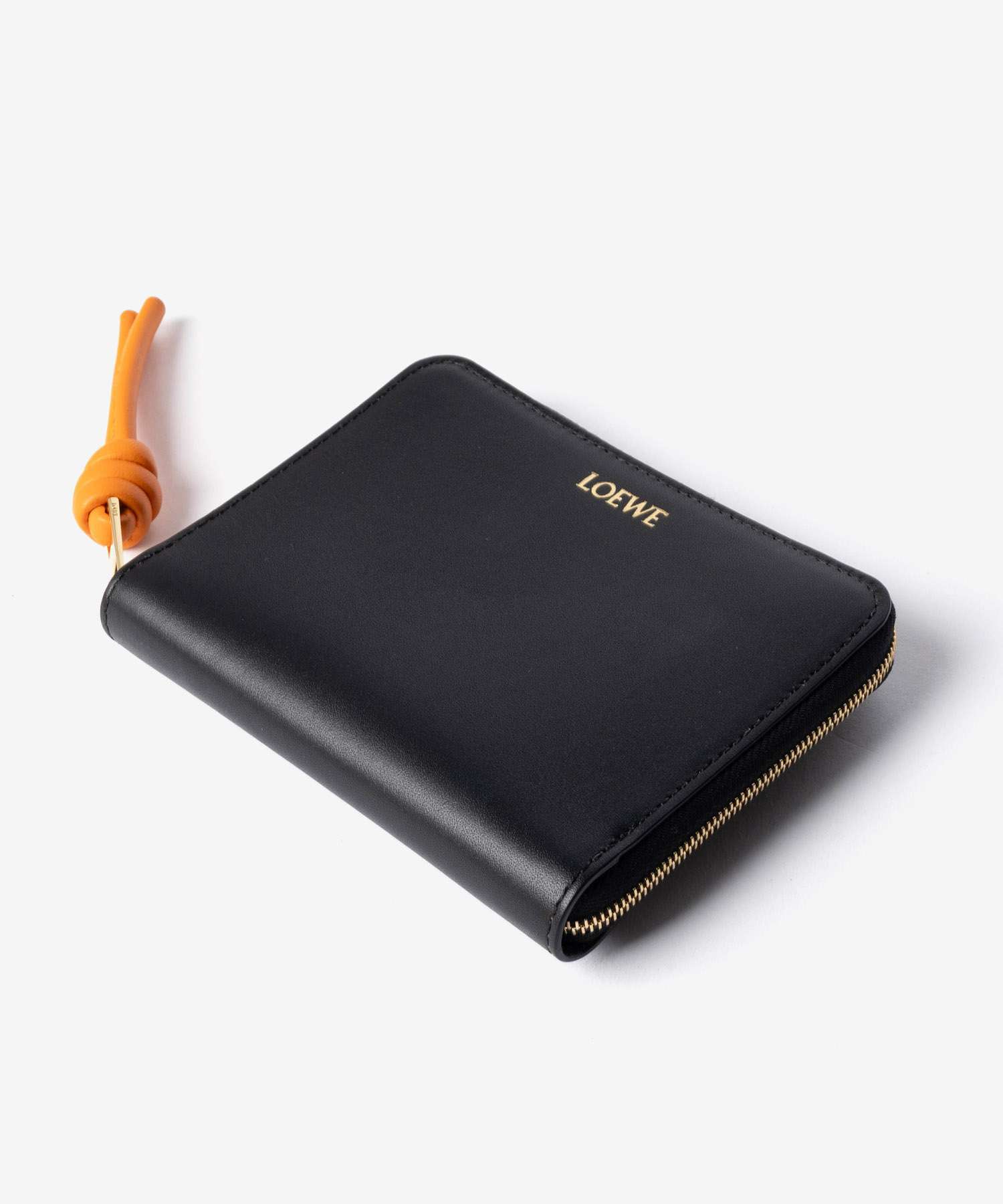 ロエベ LOEWE KNOT COMPACT ZIP AROUND WALLET IN SHINY NAPPA CALFSKIN ノット コンパクト ウォレット シャイニーナパカーフ CEM1CWZX01 二つ折り財布 ミニ財布 レディース 財布