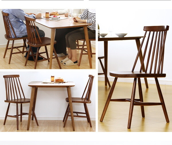 ダイニング家具 ダイニング Egill-エギル- ダイニングチェア2脚セット コムバックチェアタイプ