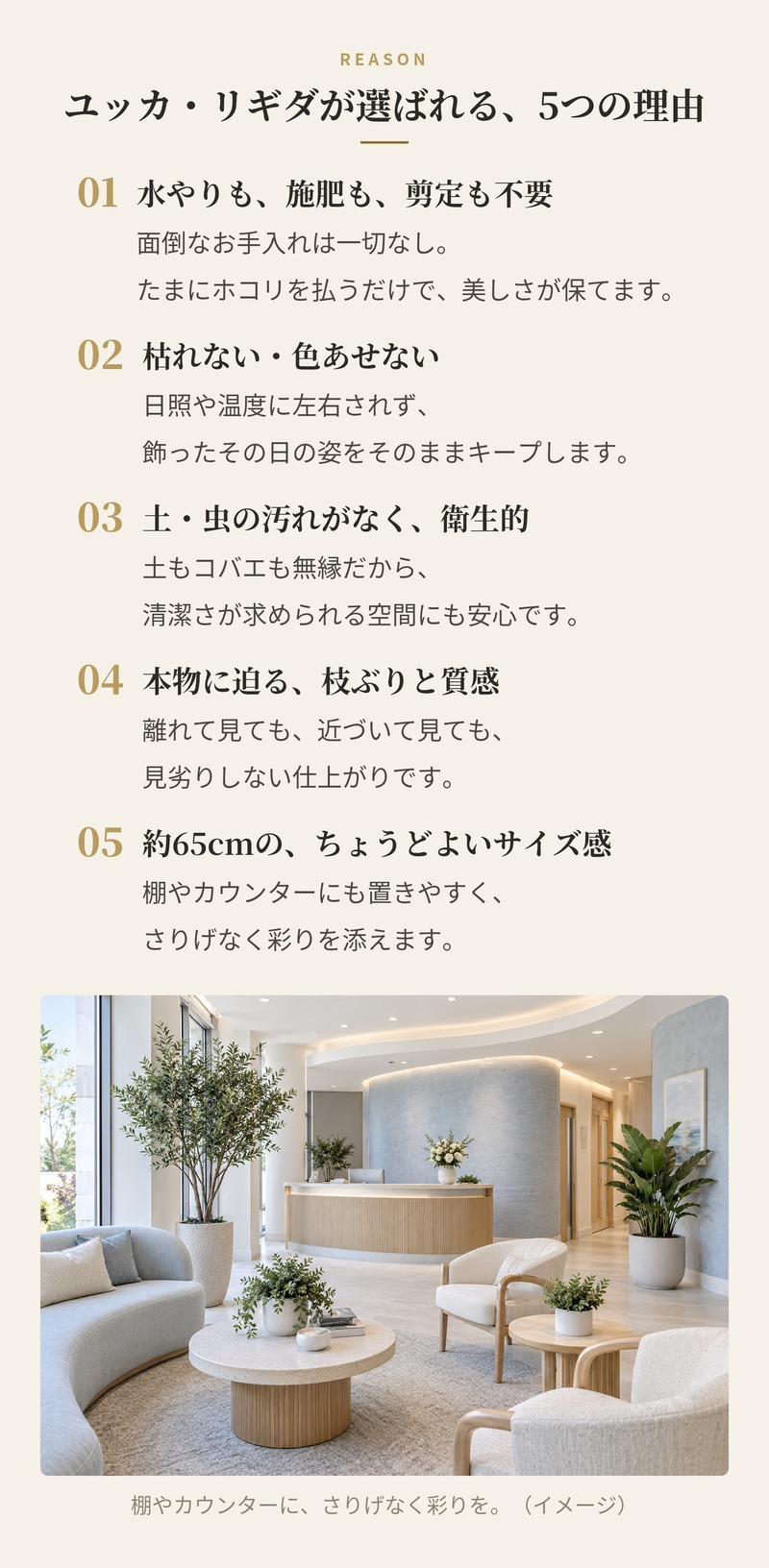 観葉植物 造花 ユッカ・リギダ BROWN 全高約65cm 卓上 多肉植物 フェイクグリーン 高級 本物そっくり リアル おしゃれ インテリア 人工観葉植物 アーティフィシャルグリーン ドライガーデン モダン オフィス 店舗 開店祝い 室内 リビング 玄関 風水 フェイク