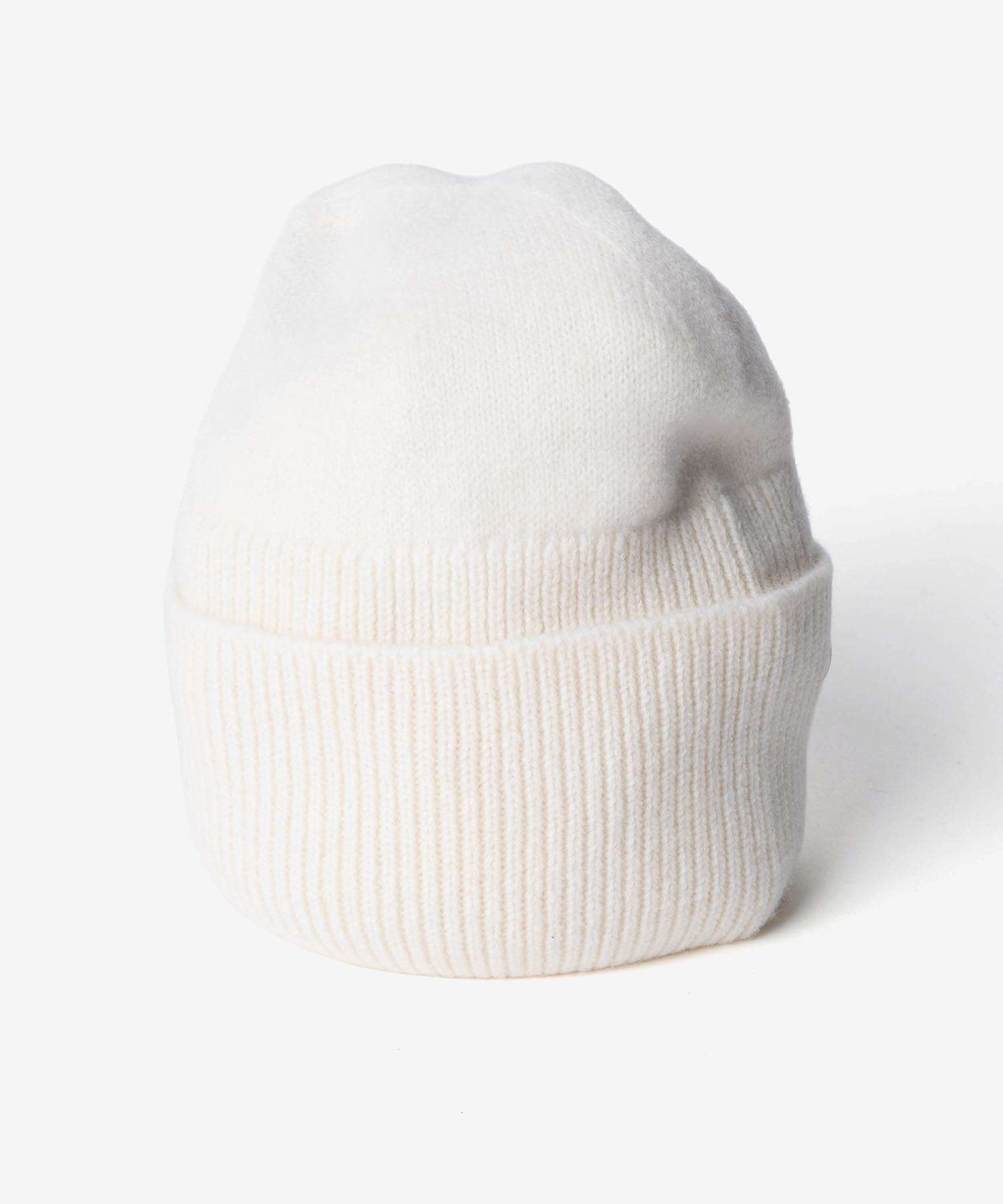 パトゥ PATOU WOOL CASHMERE BEANIE ウール カシミア ビーニー AC0788041 ニット帽 ロゴ レディース 帽子