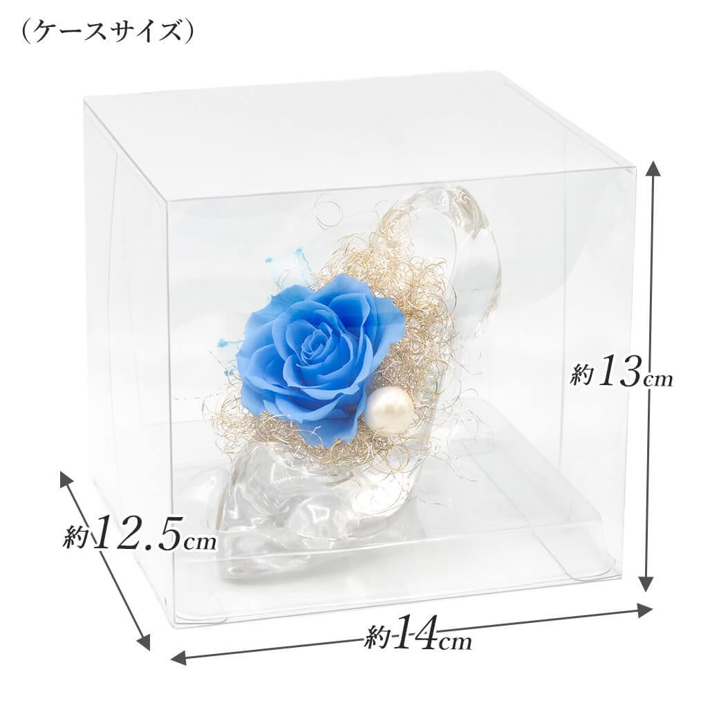 【送料無料】プリザーブドフラワー「メヌエット　エクセレント」 電報付き プリザ ハイヒール ガラスの靴 きれい おしゃれ フラワー 花 祝電 お祝い ギフト プレゼント 結婚式 結婚祝い 結婚記念日 誕生日 出産祝い 還暦 長寿祝い 記念日 珍しい 叙勲 受章祝い 母の日 敬老の日 合格祝い 卒業式 卒園 入学式 入園 入学祝い 就職 入社 子ども 息子 娘 孫 甥 姪 親戚【最速翌日配達】
