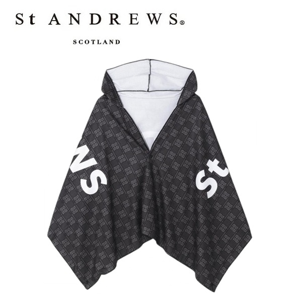 セント アンドリュース ゴルフ クールタオルフーディー 冷感ポンチョ St ANDREWS 042-6984454 お誕生日祝い お祝い 記念品 お父さん 父の日 彼氏 男性 30代 40代 50代 60代 母の日 お母さん 還暦祝い 敬老の日 彼女 人気プレゼント プレゼント